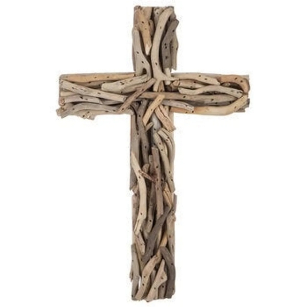 Wall Cross Driftwood 12" Coastal Style- BNWT Limited Edition RETIRED